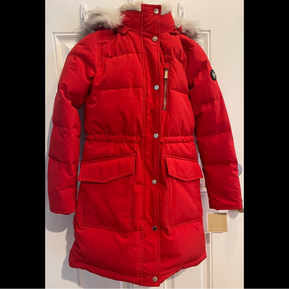 Michael Kors Coat. Crimson size XS